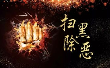 2024扫黑除恶工作总结6篇