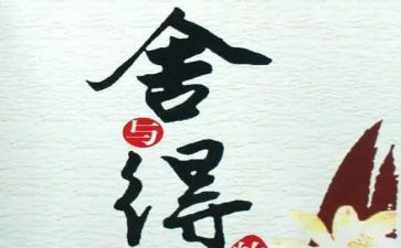 读教师的舍与得心得体会模板5篇