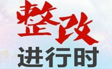 行业整改报告6篇