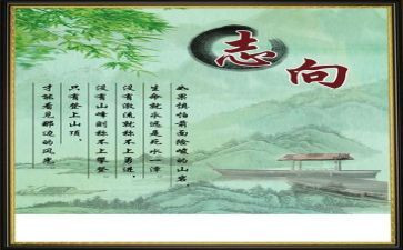 关于志向的作文6篇